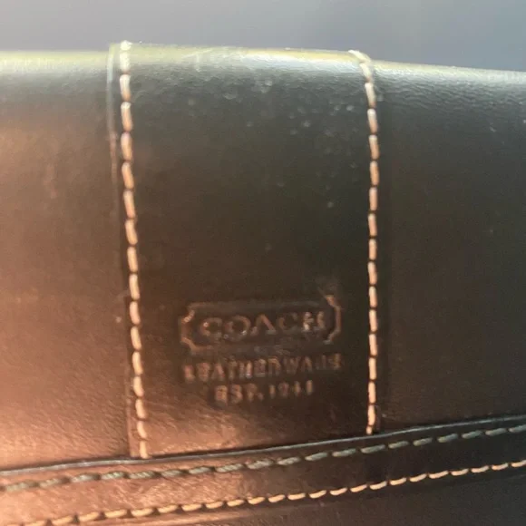 Coach Black Leather Wallet - Picture 4 of 4